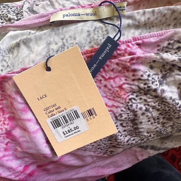 NWT Paloma Wool Pink Cisco Sheer Skirt - Picture 5 of 6